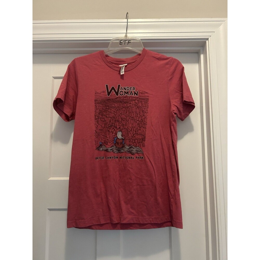 Bryce Canyon National Park Shirt Women Medium Red Graphic Tee Short Sleeve Top
